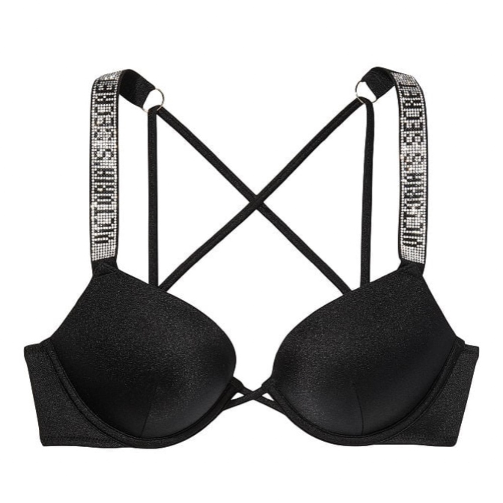 👙 NWT Victoria's Secret Shine Strap Bombshell Bikini Top - Picture 3 of 3